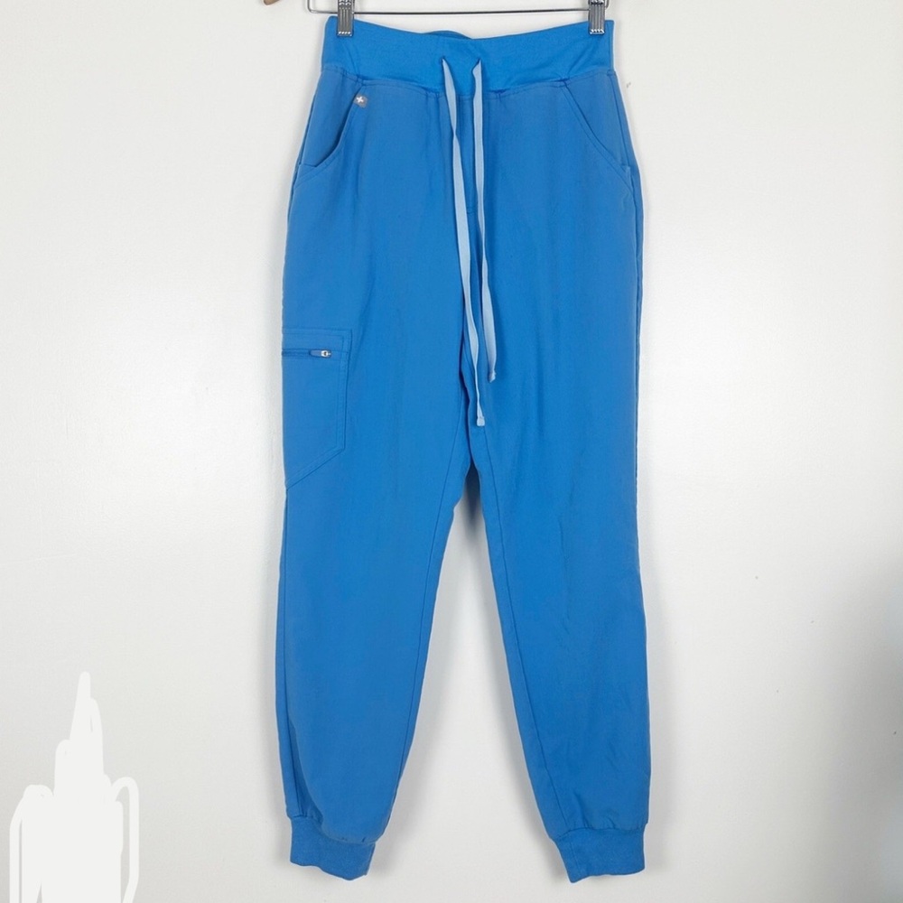 FIGS Capri Blue High Waisted Zamora Joggers